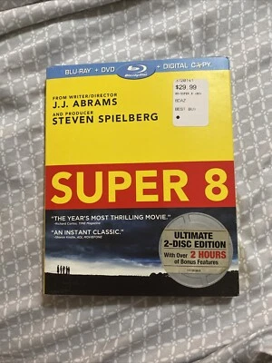 Super 8 (Blu-ray/DVD/Digital 2011) Ultimate 2-disc Edition NEW w/slipcover - image 1 of 4