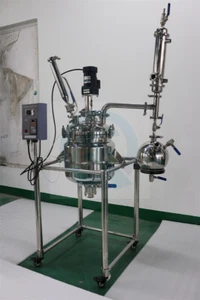 20L Stainless Steel Jacket Reactor Chemical Stirred Reaction Kettle Vessel SS316 - Picture 1 of 13