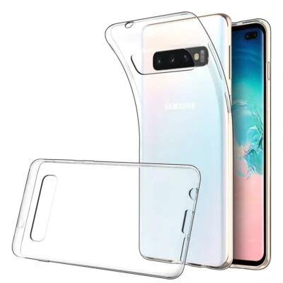 Für Samsung Galaxy S9 S10e 5G Plus ultradünne durchsichtige Gel Gummi Handy Hülle Cover