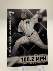 Aroldis Chapman 2023 Topps Series 2 Significant Statistics Insert #SS-20 Yankees - Picture 1 of 2