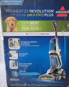 🪼 BISSELL ProHeat 2X Revolution Pet Pro Carpet Plus Cleaner🆕NO BOX👇READ Des‼️ - Picture 1 of 8