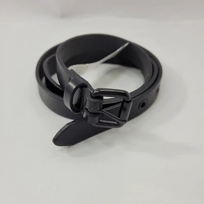 Женский металлический ремень с пряжкой Dickies черный размер 32-38 - Изображение 1 из 4