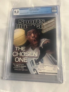 LeBron James 2/18/2002 Sports illustrated the Chosen One subscription CGC 9.2 - Picture 1 of 2