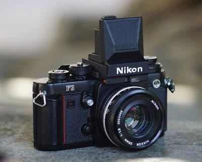 New DW-3 Waist Level View Finder Nylon 3D Printed for Nikon F3 With Magnifier - Image 1 of 4