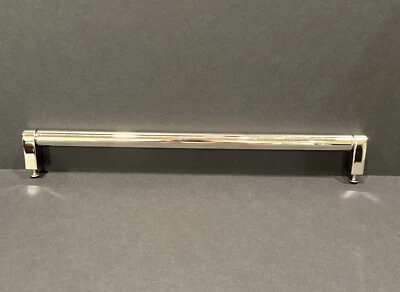 Herrajes de restauración Lambeth liso 12 pulgadas níquel pulido tirador Foto 1 de 4