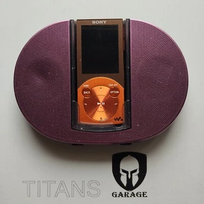 Sony Walkman NW-S644 橙色 带立体声扬声器 仅日语 二手 — 第 1/4 张图片