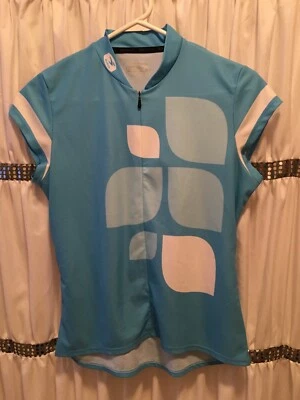 Sugoi Women's Cycling Jersey Medium Short Sleeve Blue - Image 1 of 4