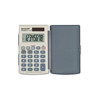 Sharp EL-243E Pocket Calculator - Image 1 of 4