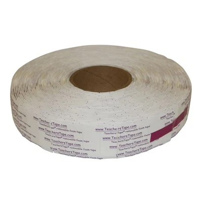 FindTape TeachersTape Double-Sided Mounting Tape: 3/4 in. x 3/4 in. (White) *200