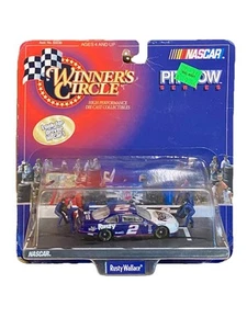 Winner's Circle Pit Row Series Rusty Wallace 1998 diecast coche coleccionable nuevo en paquete - Imagen 1 de 6