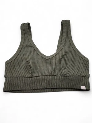 Old Navy 华夫格针织 Vneck Bralette Nwt 尺寸 Xs — 第 1/3 张图片
