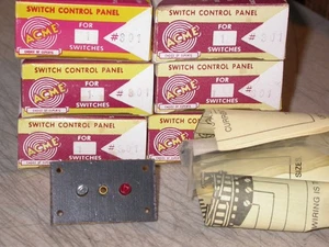 6X ACME #301 Switch Control Panel for 1 Switch (6) New in Box - Picture 1 of 3