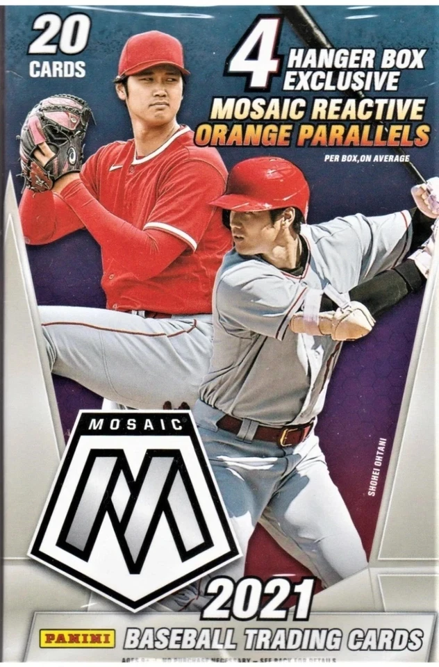 2021 Panini Mosaic Baseball Hanger Box - Rip + Ship - Image 1 of 1