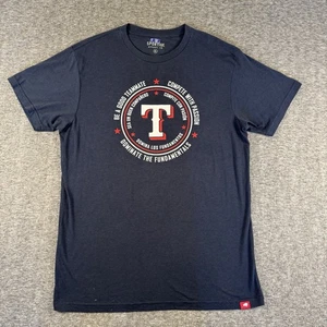 Texas Rangers Shirt Herren XL Blau Sportiqe As One Kurzarm Player Issue Gym - Bild 1 von 9