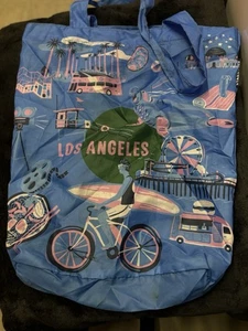 Starbucks Eco Tasche - Los Angeles Blau 14-14-4 Zoll Neu - Bild 1 von 3