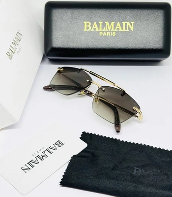 Elegantes gafas de sol Balmain para hombre con caja envío gratuito a todo el mundo Foto 1 de 4