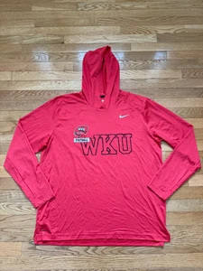 Western Kentucky University Nike Dri Fit Pullover leichter Hoodie WKU Gr. XL - Bild 1 von 4