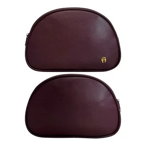 Vintage 90er 00er ETIENNE AIGNER Leder Etui Geldbörse Clutch Tasche Schminkkoffer Neu ohne Etikett - Bild 1 von 23
