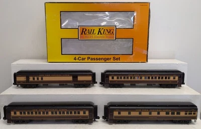 MTH 30-69034 O Michigan Central NYC 60' Madison Juego de vagones de pasajeros (juego de 4)/caja Foto 1 de 4