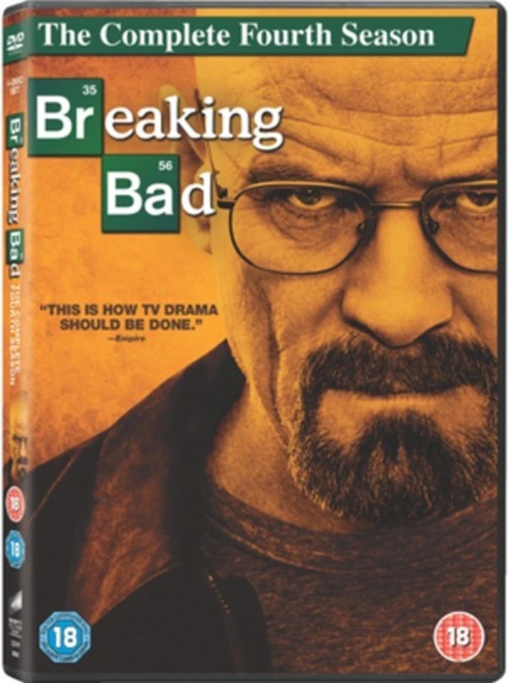 Breaking Bad: Season Four (DVD) Bob Odenkirk Jonathan Banks RJ Mitte (UK IMPORT) - Image 1 of 1
