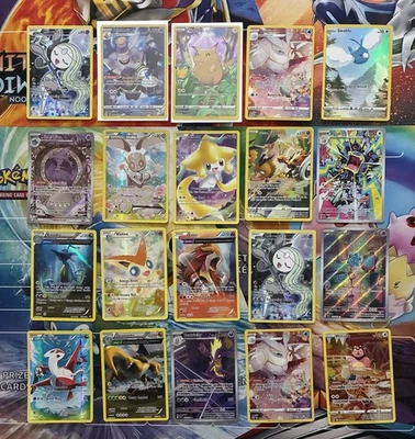 Pokemon Card Lot Full Art Alt Art Fire Jirachi Entei Dragonite Zapdos 20 Cards - Image 1 of 2
