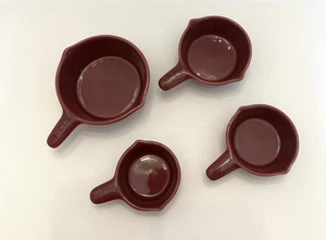 Longaberger Woven Tradition 4 Messbecher Paprika 1/4, 1/3, 1/2 & 1 Tasse selten - Bild 1 von 19