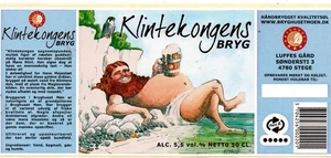 Danish Beer Label Bryghuset Møn - Klintekongens Bryg - Picture 1 of 1