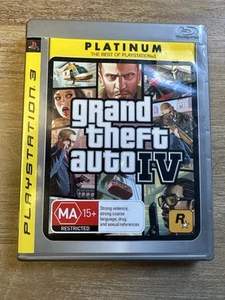 PS3 Grand Theft Auto IV Platinum Edition Video Game - Picture 1 of 5