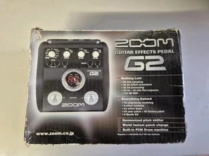 Zoom G2 Guitar Multi-Effects Pedal boxed with Power Supply and Output Jack - Picture 1 of 8