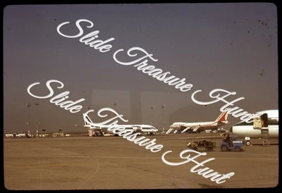Avión Aeropuerto de Roma Air India 35 mm Slide años 70 Kodachrome Foto 1 de 3