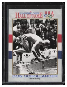 1991 Impel US Olympic Hall of Fame #10 Don Schollander - Foto 1 di 2