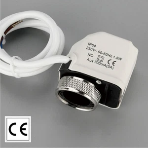 230V Thermischer Stellantrieb Stellmotor Stromlos Geschlossen Fußbodenheizung - Bild 1 von 6