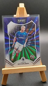 Richarlison Everton Football Card Panini Chronicles 21-22 Blue Laser Playoff - Picture 1 of 2