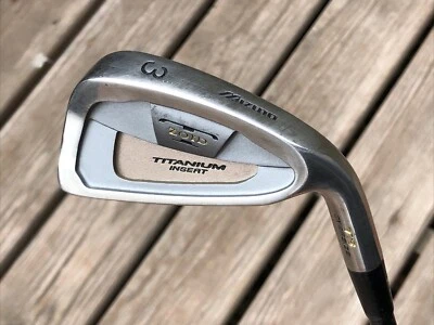 RH Mizuno T Zoid Single 3 Iron Titanium Insert Turbo Gold Graphite All Original - Image 1 of 4