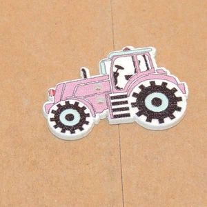 Tractor 2 hole Wooden Button set of 2 ( 11775) - Picture 1 of 11