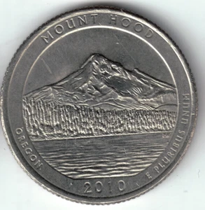USA - 2010D - Washington ¼ $ - Mount Hood - Rare - #19930 - Picture 1 of 2