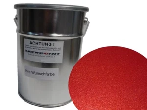 1 Liter Spritzfertigen Basislack geeignet für Skoda F3L Rot Metallic Autolack L - Bild 1 von 1