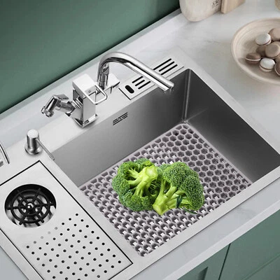 Spülbeckeneinlage Silikon 34.5*34.5cm Spülbeckenmatte Küche Sink Mat Spülmatte - Bild 1 von 4