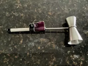 Hoffritz Bar Double Jigger Measure Cup Cocktail Spirit Mixed Drinks Making Tool - Picture 1 of 7