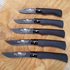 Antonini Old Bear Taschenmesser All Black XS S M L XL klassisches Klappmesser