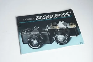 Original Yashica FX-3 / FX-7 Instruction Booklet - Picture 1 of 2