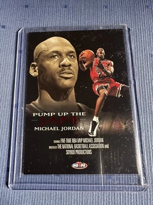 1998-1999 NBA Hoops - Michael Jordan Pump Up the Jam Card #5 Of 10 In Mint Cond. - Image 1 of 2