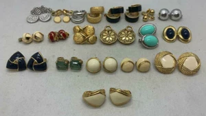 Monet Clip-On Earrings (Pick Your Pair) Hoops, Dangles, Enamel, Silver, Gold - Picture 1 of 66