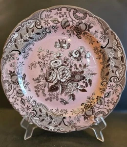 SPODE archive collection "Blue Rose" plate c. 1826 - Jasmine Rosa - Picture 1 of 6