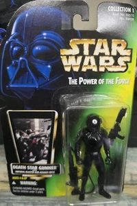 Star Wars Power of the Force Death Star Gunner Holo Green Card 1997 Coll 1 - Bild 1 von 2