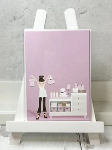 Doc Milo rosa Kinderzimmer werdende Mutter Baby Dusche Einladungen 10er-Pack - Bild 1 von 2