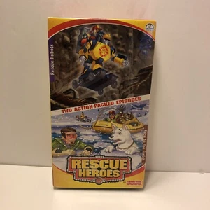 Rescue Heroes VHS -Rescue Robots and Race to the Finish Two Action Episodes - Picture 1 of 5