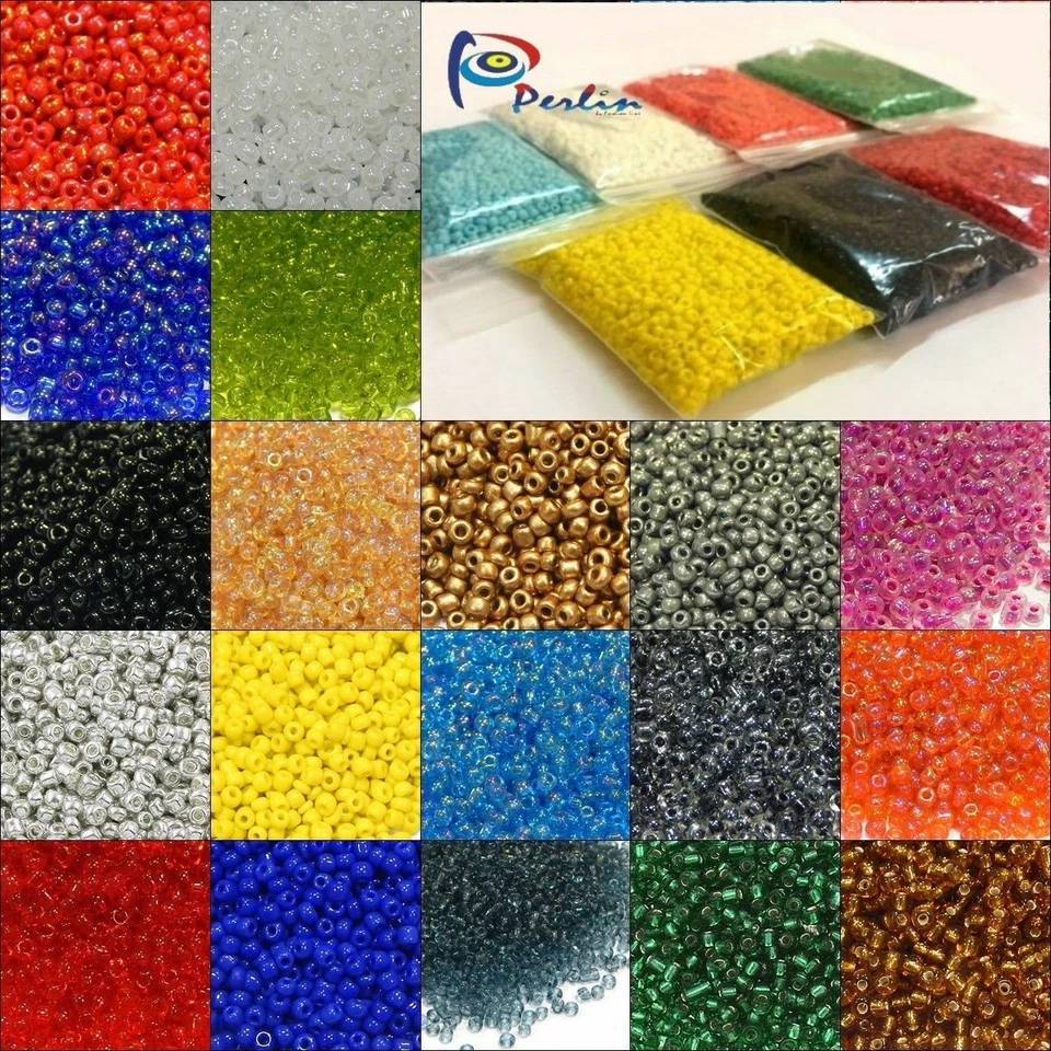 Rocailles Perlen 4mm Glasperlen 20g - 100g Schmuckperlen Glass Seed Beads - Bild 1 von 1