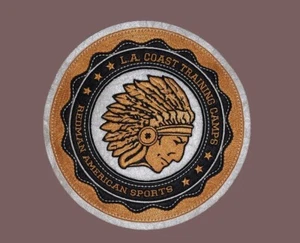 Logo Indian Redman American Sports L.A. Coasts Training Camps In tessuto - Foto 1 di 7