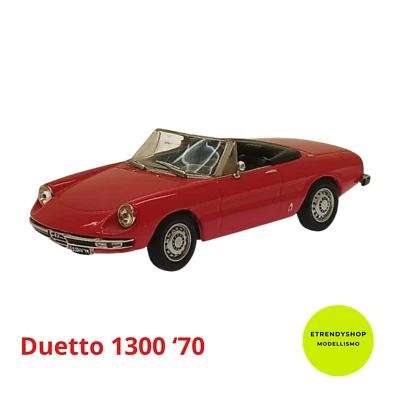 Modelo De Coche Escala 1:43 Alfa Romeo Spider Duetto Coda Tronca 1970 Colección - Imagen 1 de 4